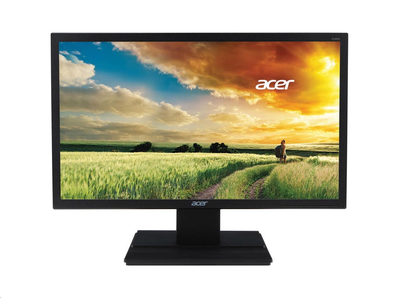 23.6 Acer V246HQL Bid FullHD 1080p VGA DVI HDMI LED Monitor Black UM.UV6AA.002