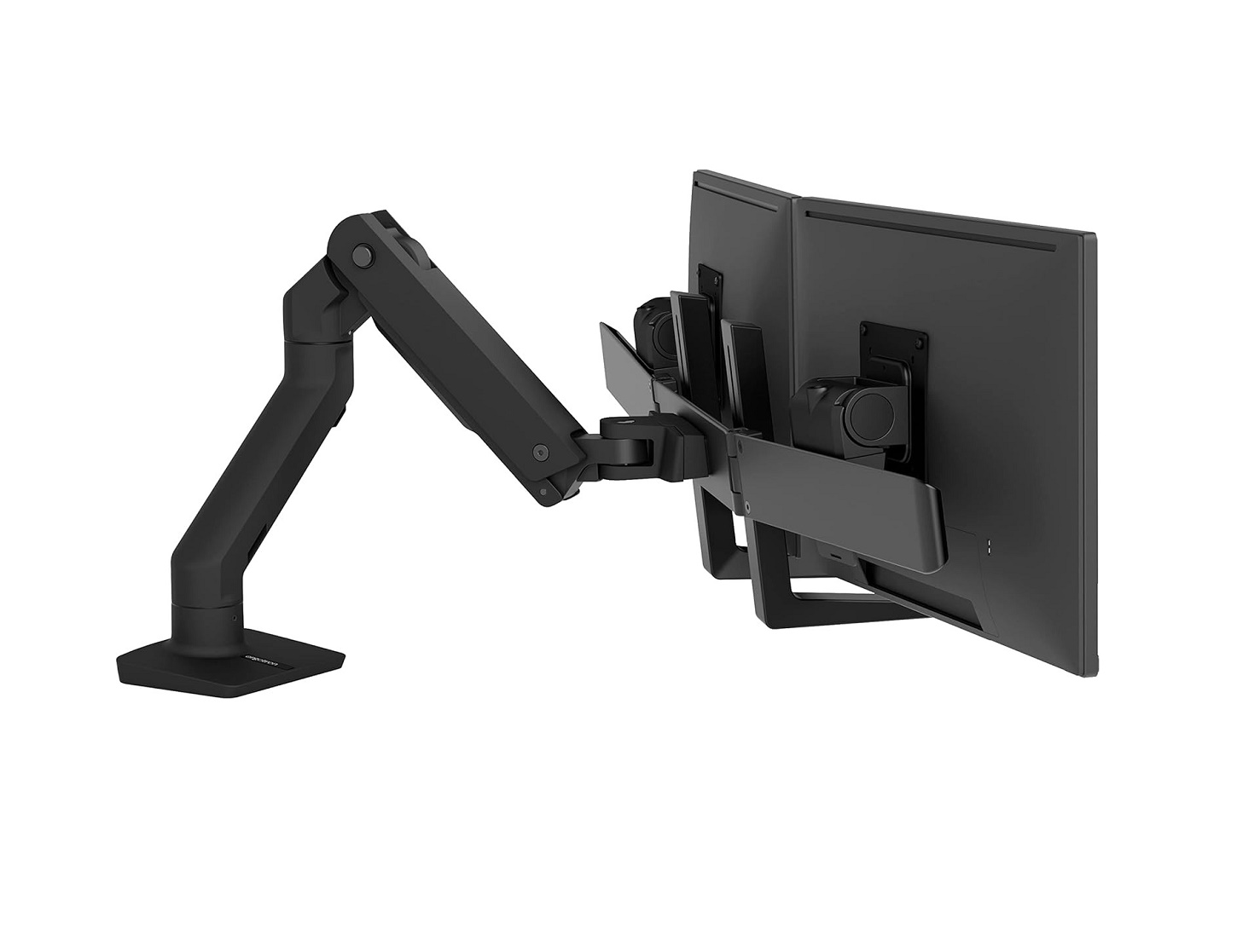 Ergotron Hx Desk Dual Monitor Arm Matte Black 45-476-224