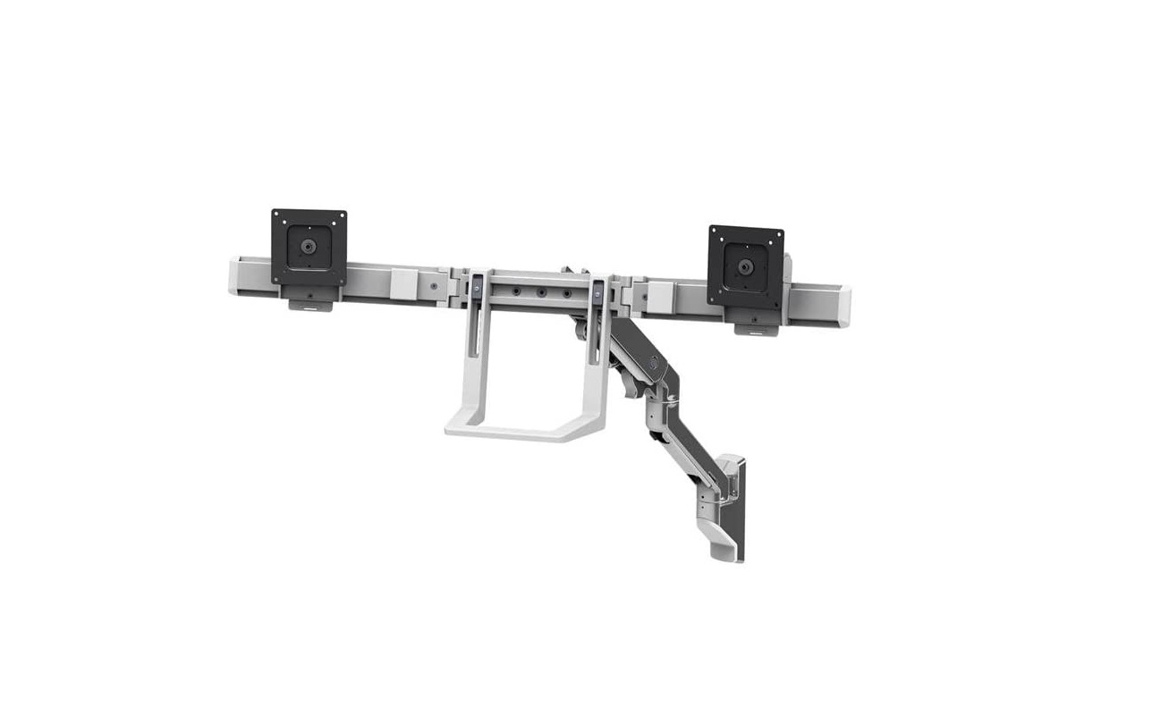 Ergotron HX Wall Mount Dual Monitor Arm Up 32 Aluminum 45-479-026