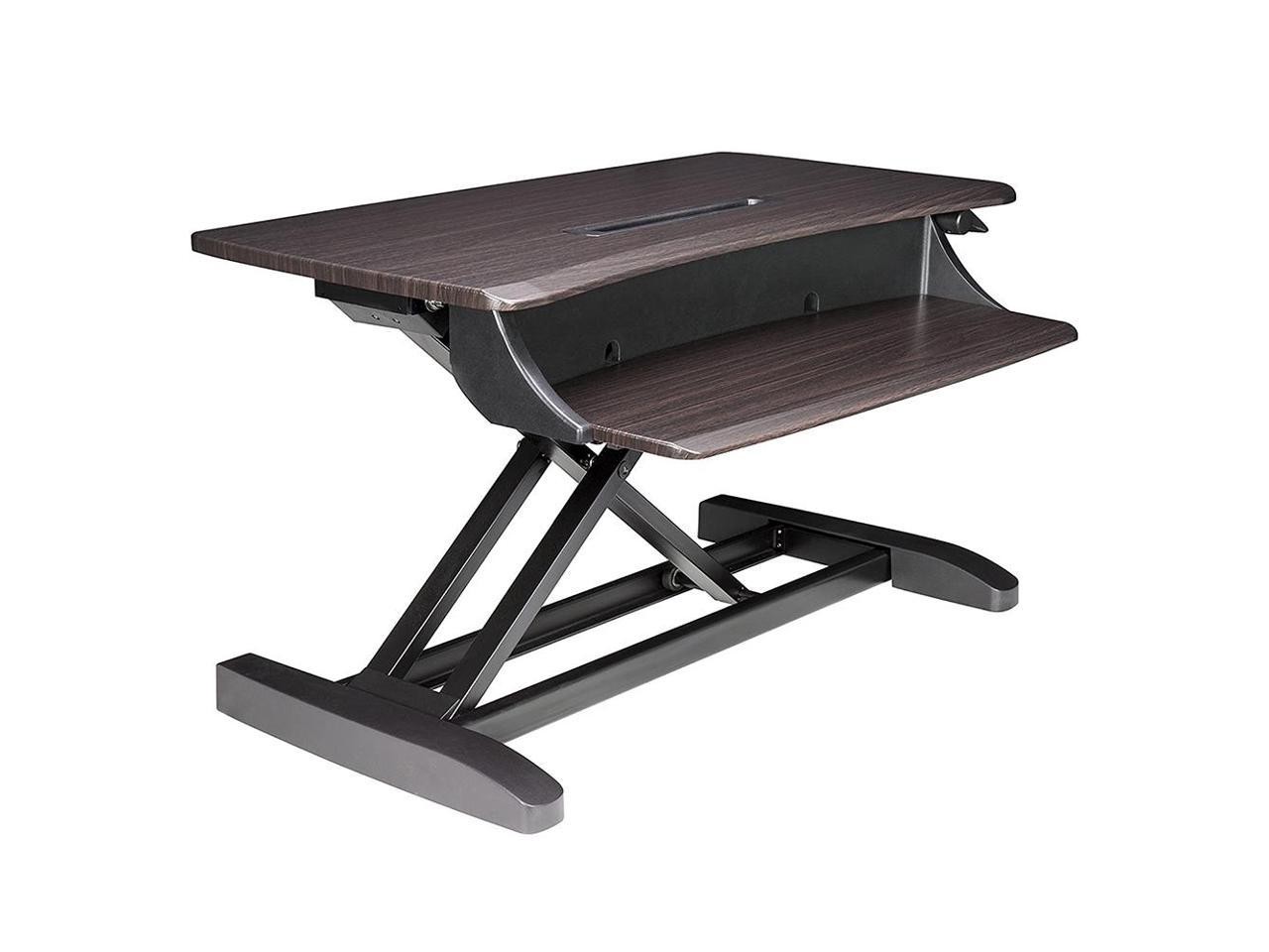 Ergotron 33-460-916 Compact Sitting To Standing Desk Converter Chocolate 33-460-916