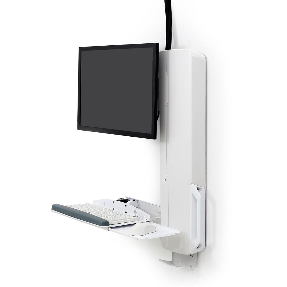 Ergotron Styleview Sit-Stand Vertical Lift Up To 24 Monitor White 61-081-062 (New Unused)