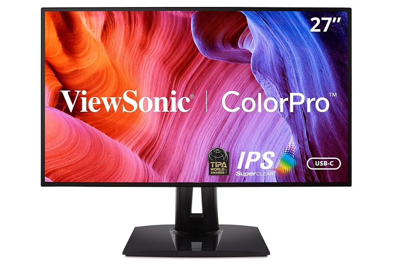 27 ViewSonic QHD 2560x1440 IPS USB HDMI DisplayPort USB-C LED Monitor VP2768A