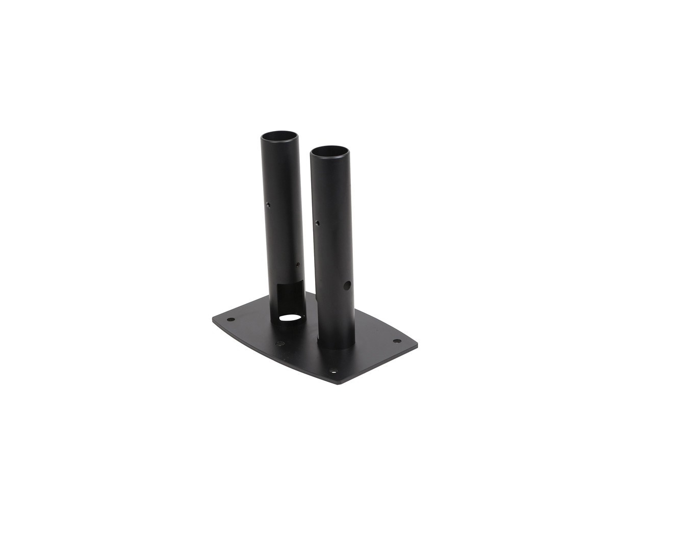 Peerless Peerless-AV Modular Dual Pole Pedestal Floor Plate Black MOD-FPP2