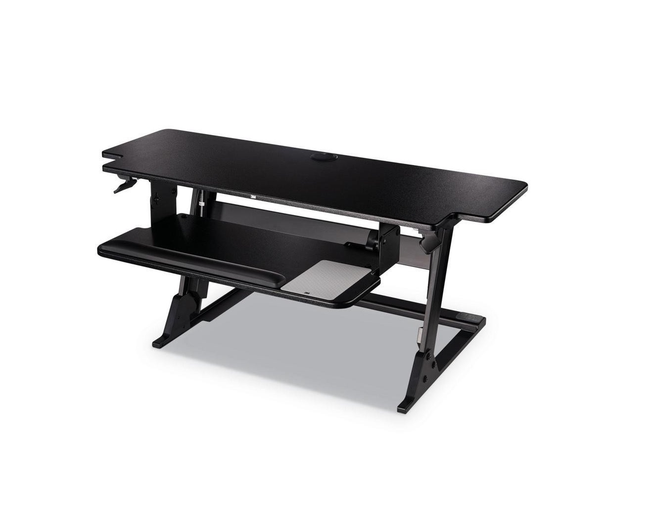 3M Precision Standing Desk XL Easy Lift 42x23.2 x6.2 Black SD70B