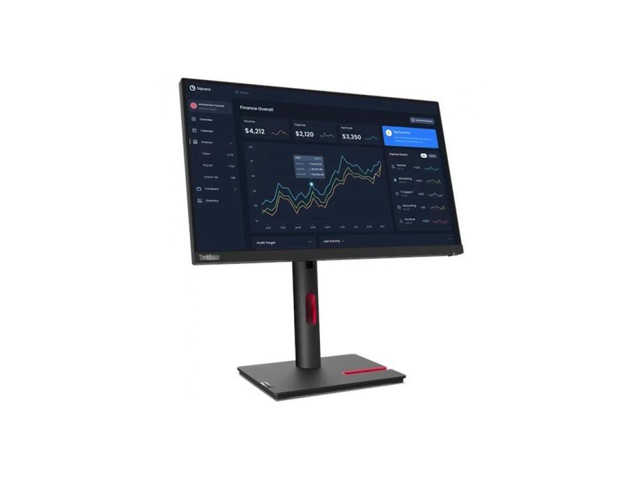 Lenovo 21.5 Thinkvision T22i-30 Fullhd 1920x1080 Ips Monitor 63B0MAT6US