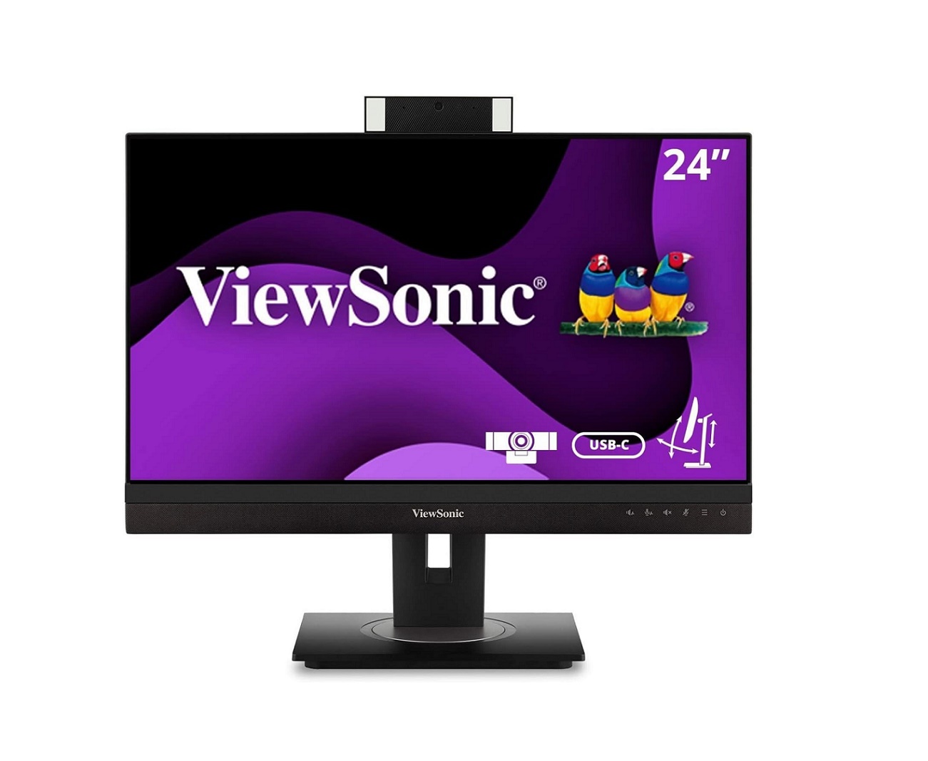 Viewsonic 23.8 1080p Conferencing Monitor With Webcam VG2456V