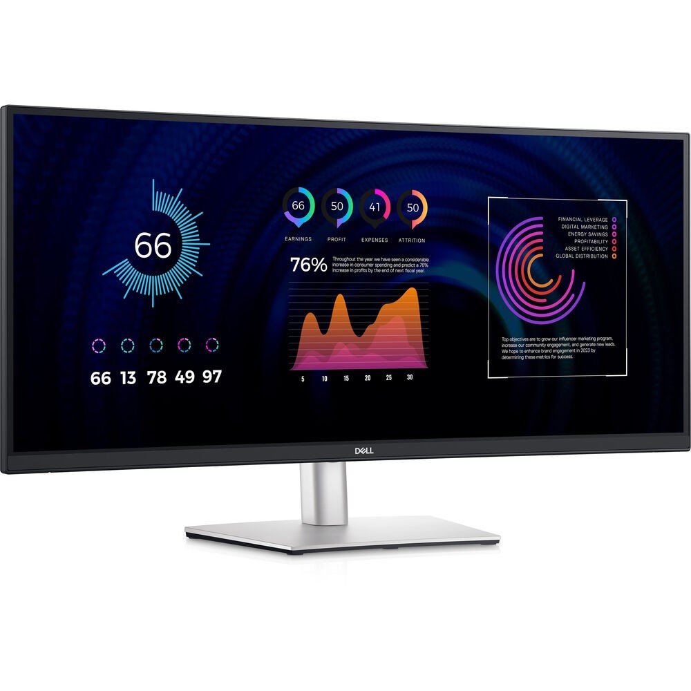 Dell 34.1 21:9 1440p Curved Ultrawide Ips Led Monitor P3424WE