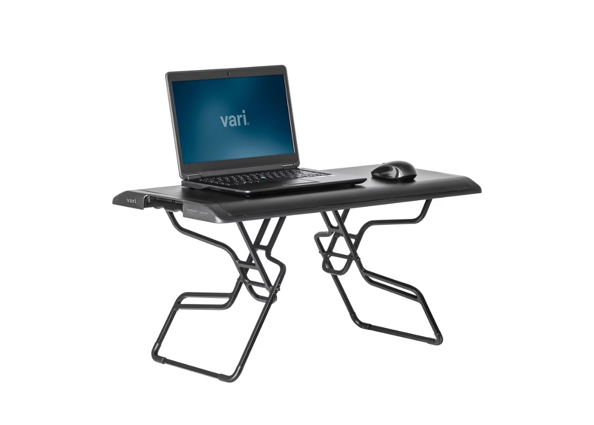 Varidesk Laptop 30 Standing Desk Converter Rectangular Black 49742 New Unused
