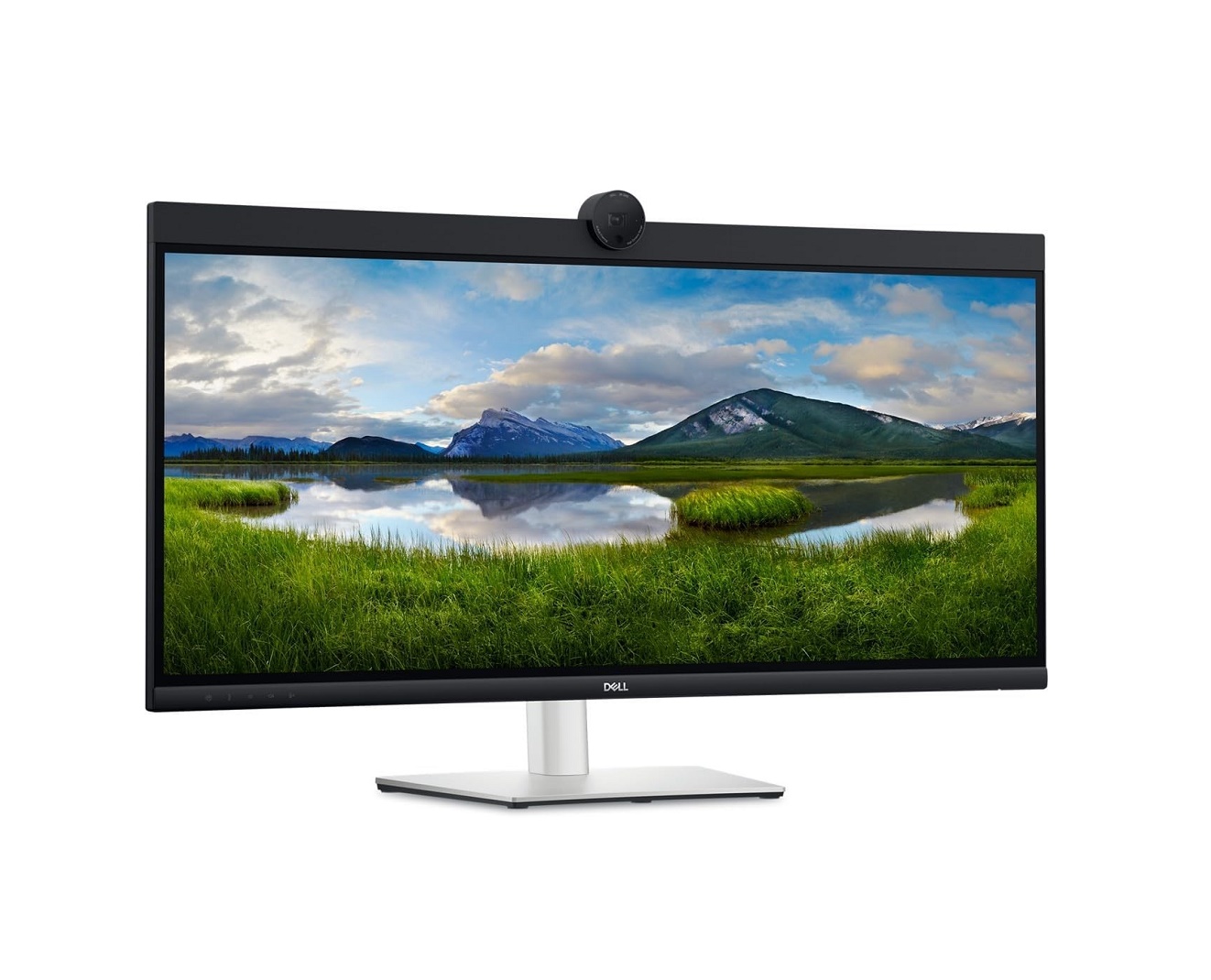 Dell 34 3440x1440p Hdmi Dp Usb Webcam Curved Conference Monitor P3424WEB