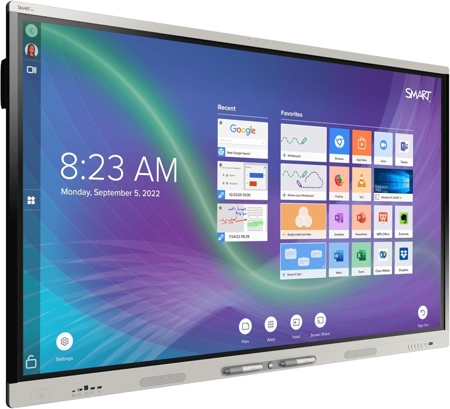 Smartek 86 Smart Board MX086-V4 Pro 4K Touchscreen Interactive Display With Iq SBID-MX286-V4 SBID-MX086-V4