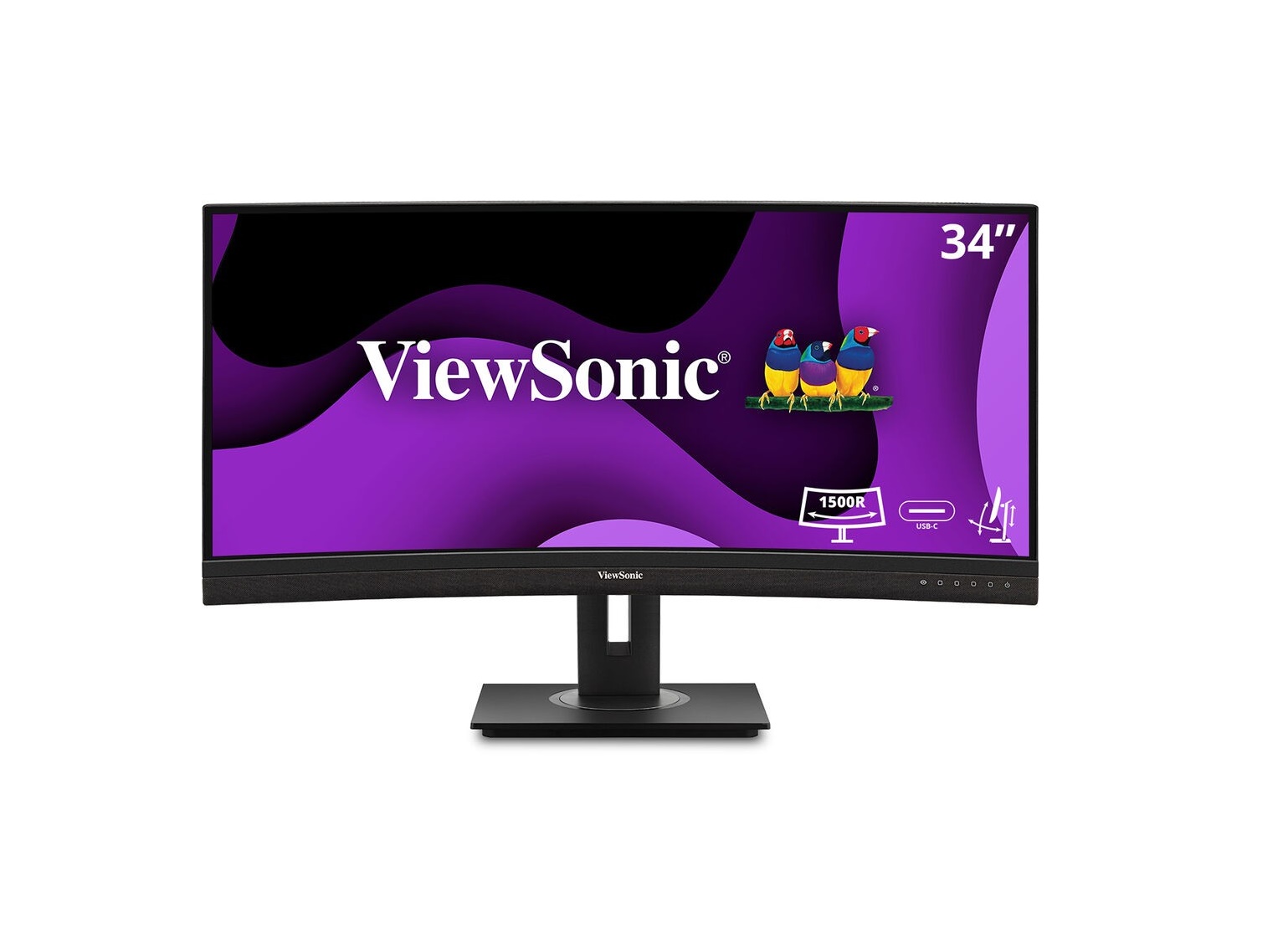 34 ViewSonic 21:9 1440p UltraWide QHD Curved LED Monitor VG3456C