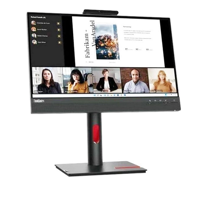 Lenovo 22 Thinkcentre TIO22GEN5 1920x1080 Webcam Fullhd Non Touch Led Monitor 12N8GAR1US