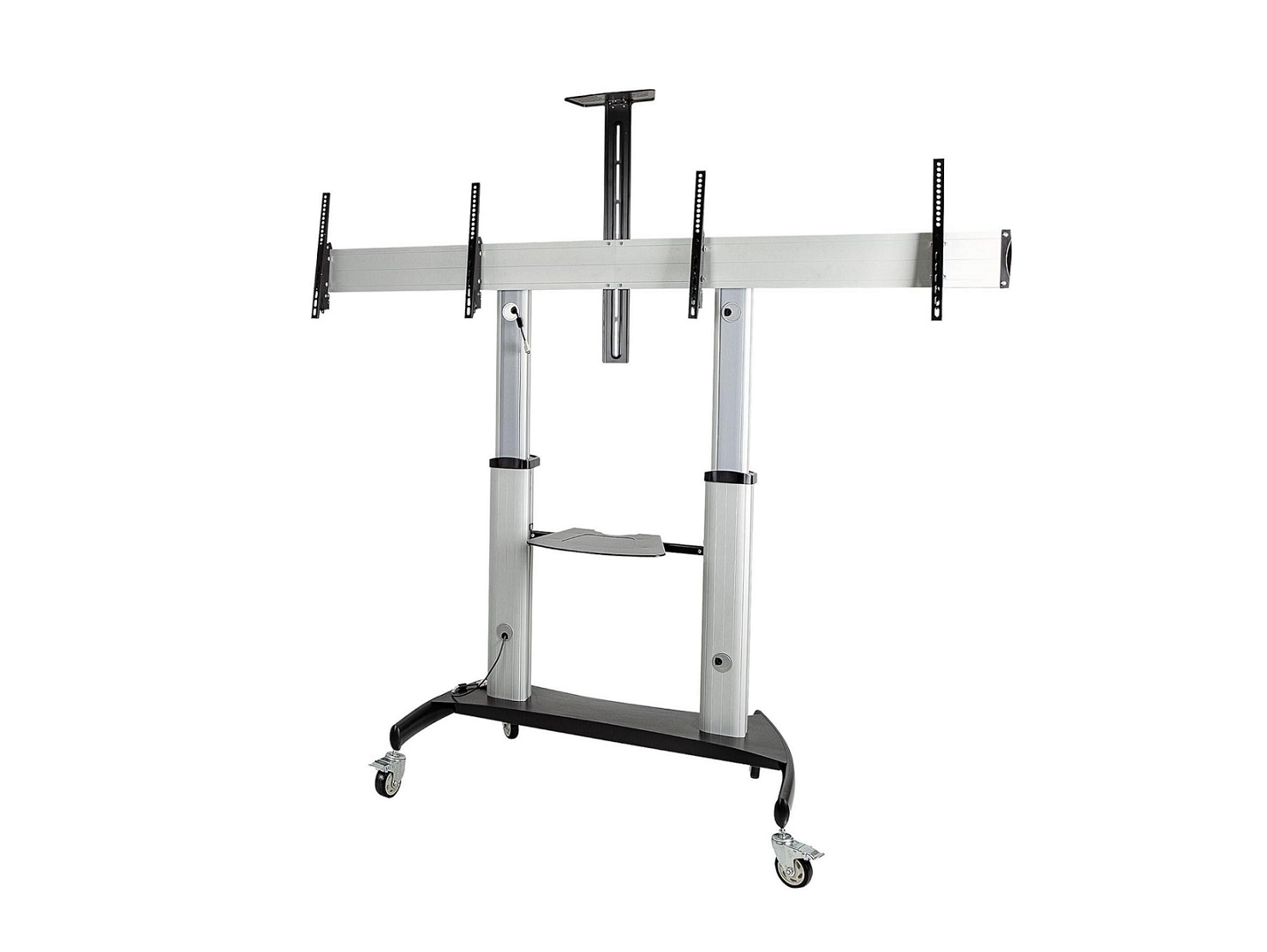 StarTech.com Dual TV Cart Height Adjustable TV Mount For 37-60in Stndmtvduo