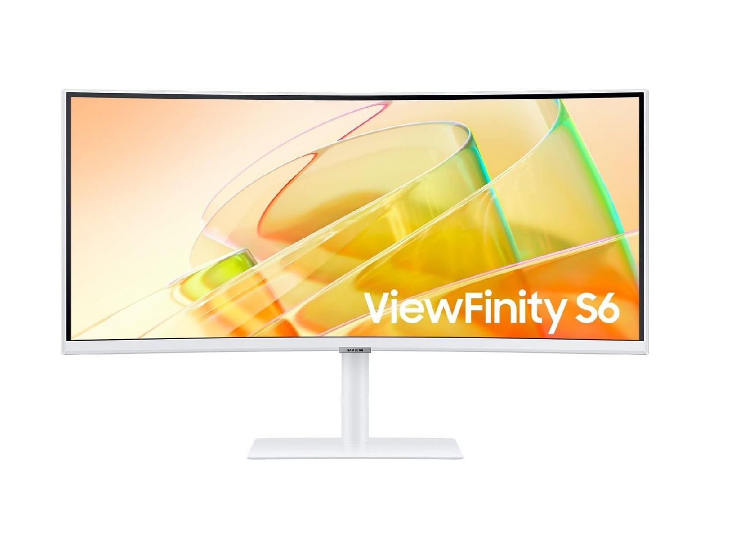 Samsung 34 Viewfinity S6 Uwqhd 21:9 Curved LED-LCD Monitor White S34C654TAN