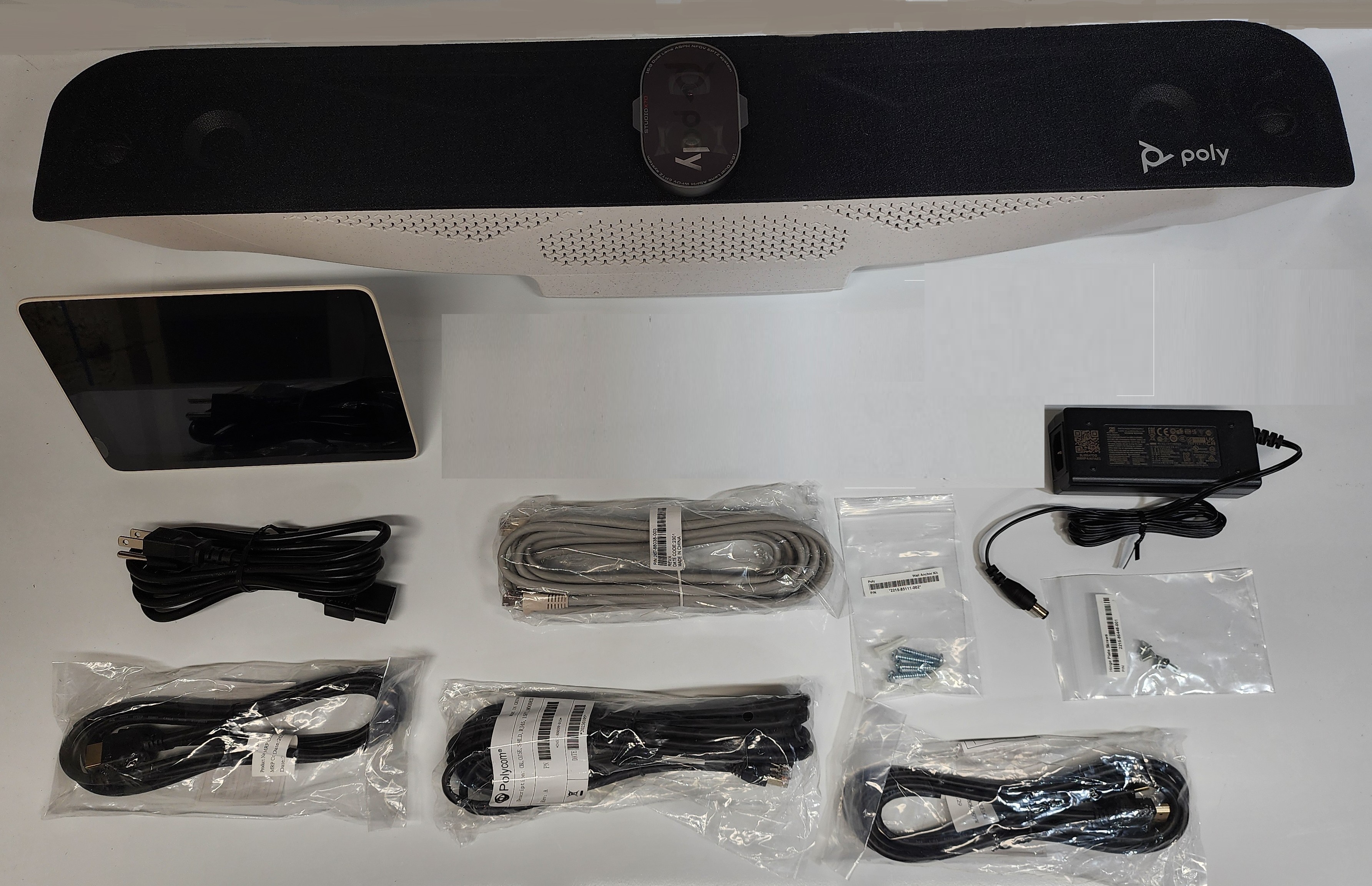 Polycom Poly Studio X70 + TC8 Video Bar Camera Large Rooms Conferencing System 7200-87300-001 (No Mounting Brackets)