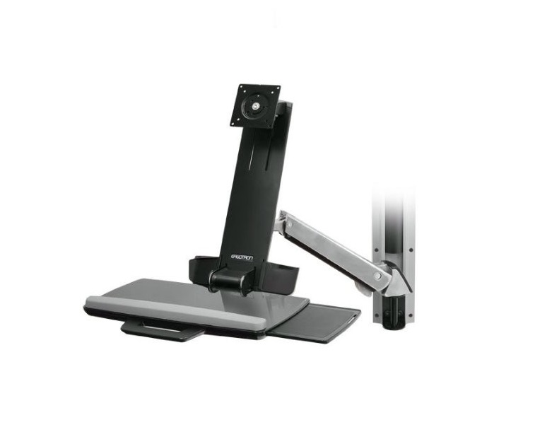 Ergotron Styleview Sit-Stand Combo Arm Mounting Kit For Display Size Up To 24 45-266-026