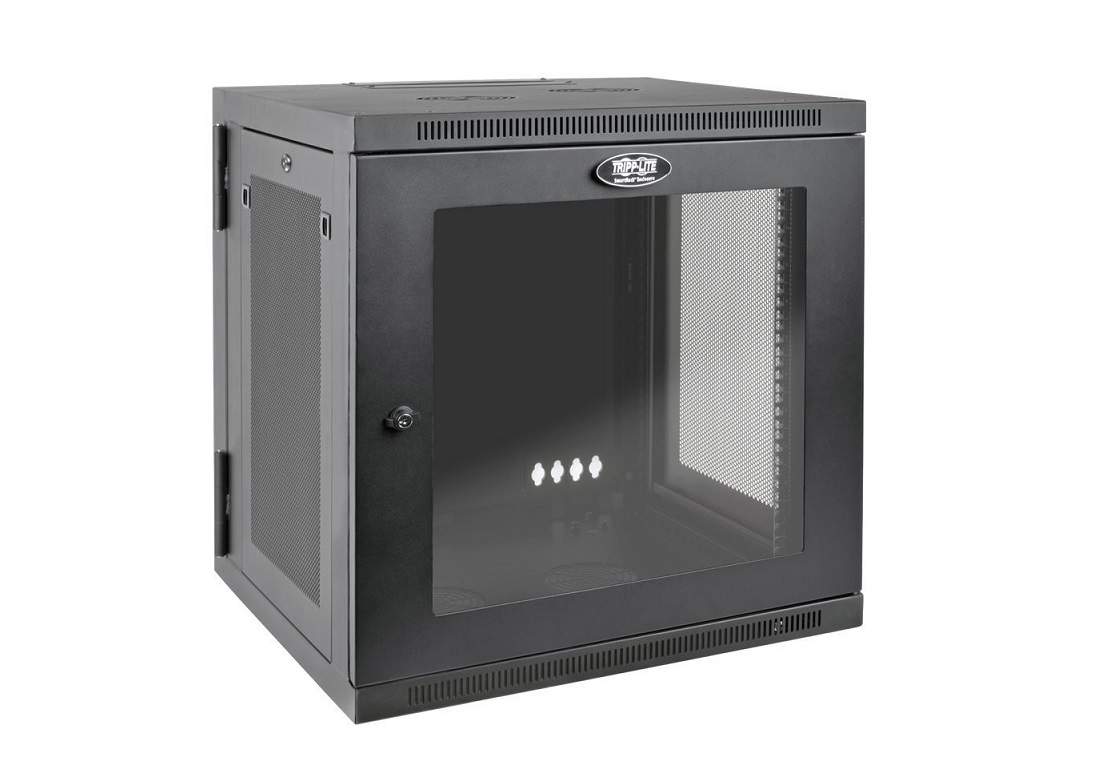 Tripp Lite 12U Wall Mount Rack Enclosure Server Cabinet SRW12USDPG