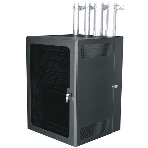 Middle Atlantic Cablesafe Cabling Wall Mount Rack With Plexi Door 30 Usable Depth CWR-18-32PD