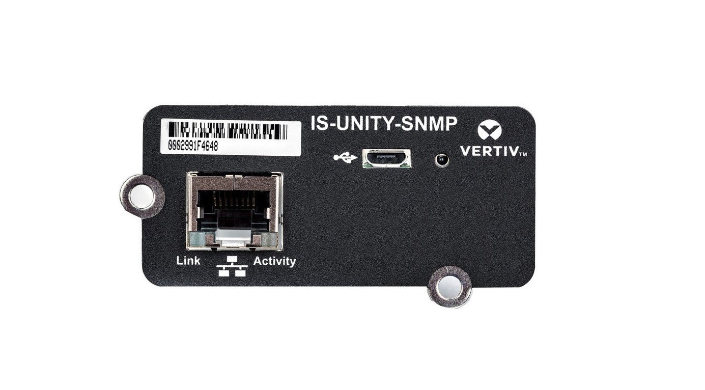 Vertiv Veritiv Ups Management Single Port Adapter IS-UNITY-SNMP
