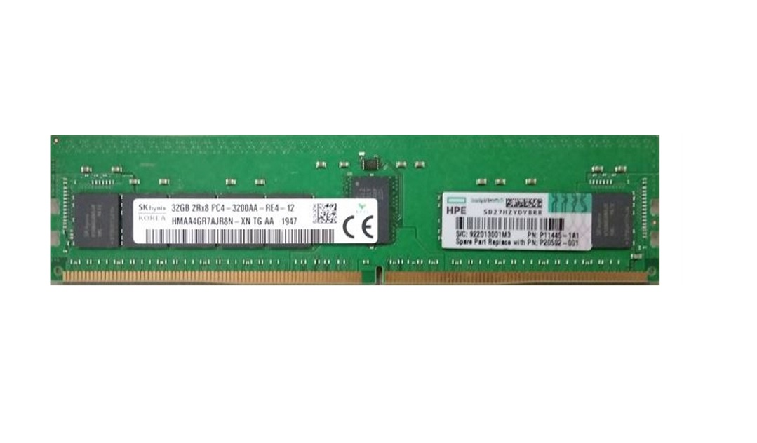 32GB HP Original DDR4 3200MHz PC4-2560 ECC Registered Dual Rank x4 Memory P06033-B21