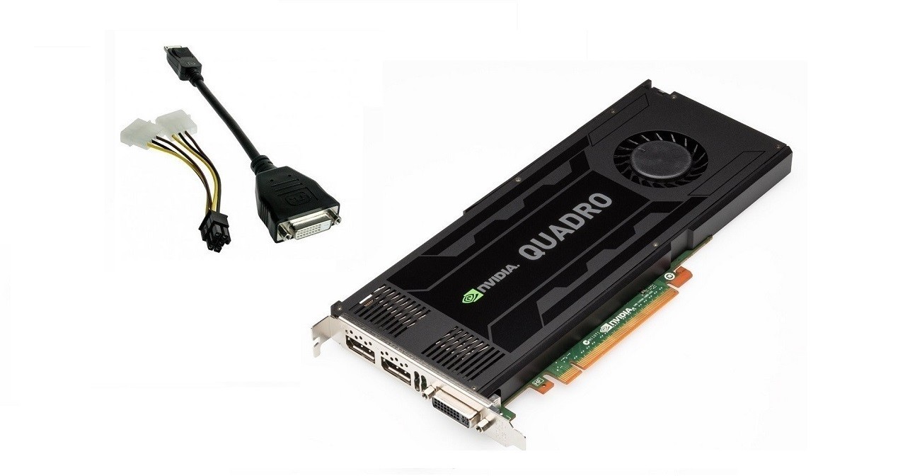 3GB PNY Quadro K4000 DVI-I 2x Display Ports GDDR5 PCI Express 2.0 x16 Graphic Card VCQK4000-PB