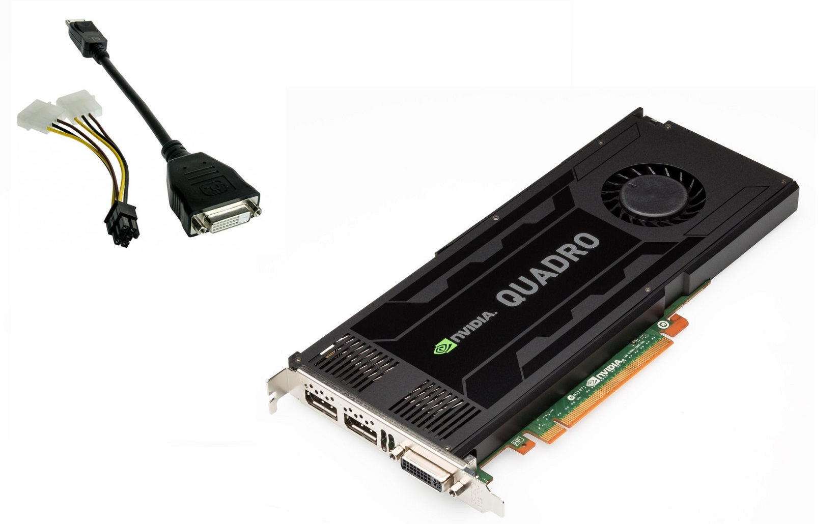 3GB nVIDIA Quadro K4000 GDDR5 PCI Express 2.0 x16 2x Displayports DVI Graphic Card VCQK4000-PB