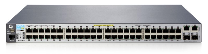 HP 2530-48 Switch 48-Ports 2x SFP (Freee) 1U rack-mountable J9781A#ABA