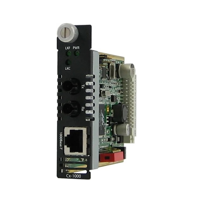 Perle Systems C-1000-S2ST10 Gigabit Ethernet Fiber Media Converter Module 05051110