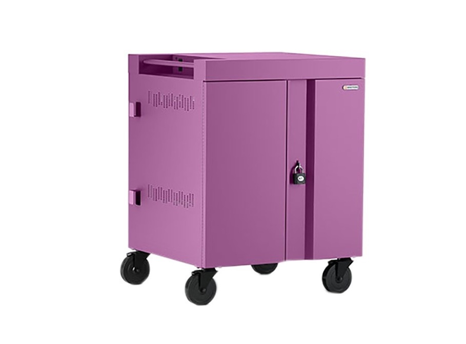 Bretford TVC32PAC 32-Unit Cube Charge AC Cart Orchid TVC32PAC-ORC