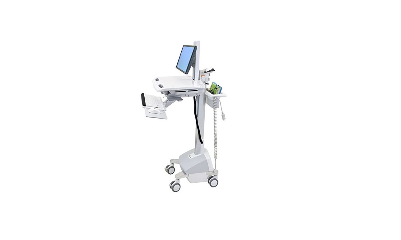 Ergotron Styleview SV Cart With LCD Pivot White SV42-6302-1 (New Sealed)