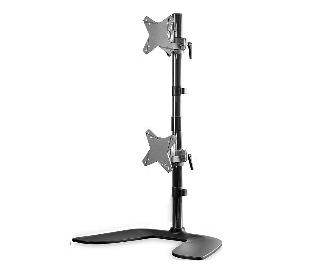 StarTech.com Startech Vertical Dual Monitor Stand For Up To 27 Vesa ...