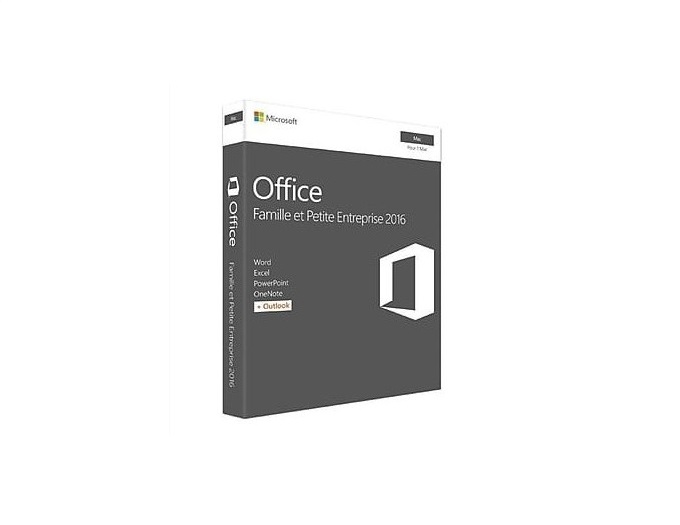 Microsoft Office 2016 Home Business License For MAC French W6F-00827