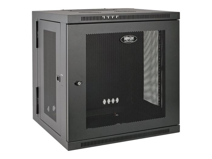 Tripp Lite 12U Wall Mount Rack Enclosure Server Cabinet With Hinged ...