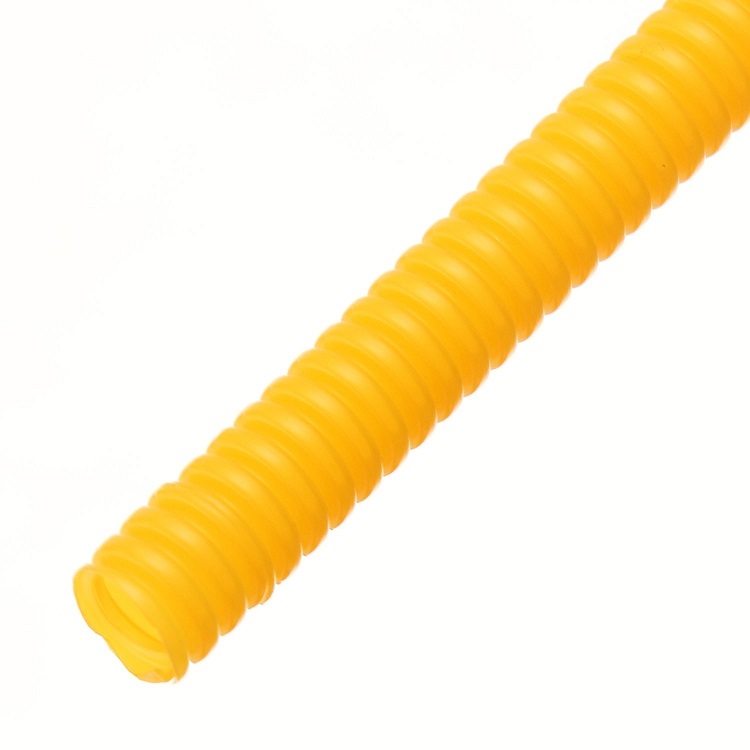 Panduit Corrugated Loom Tubing Slit Wall 1 (25.4mm) X 100' (30.5m) Polyethylene Yellow CLT100F-C4